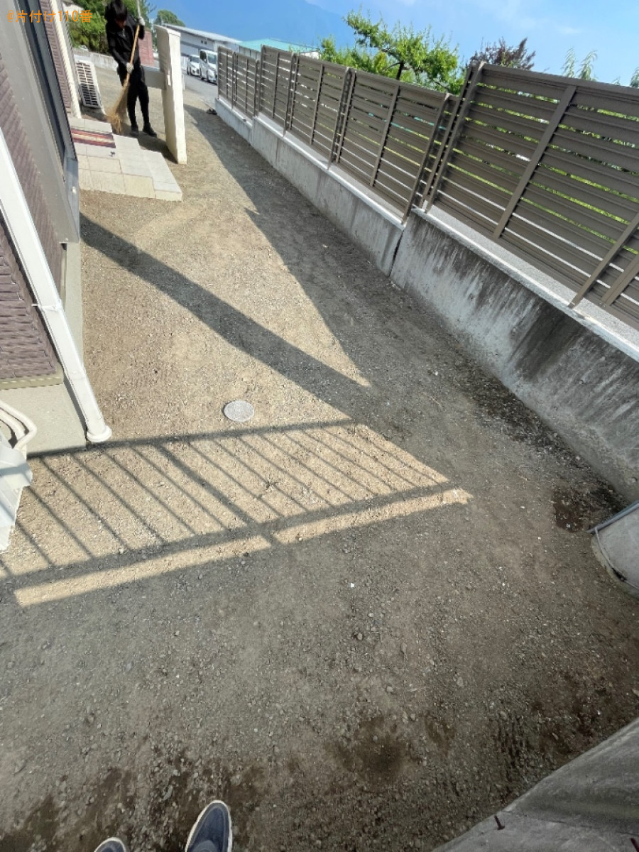 庭石の回収・処分ご依頼　お客様の声